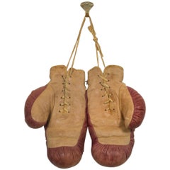 Vintage Hutch Inc. Cincinnati Leather Boxing Gloves, circa 1930-1940