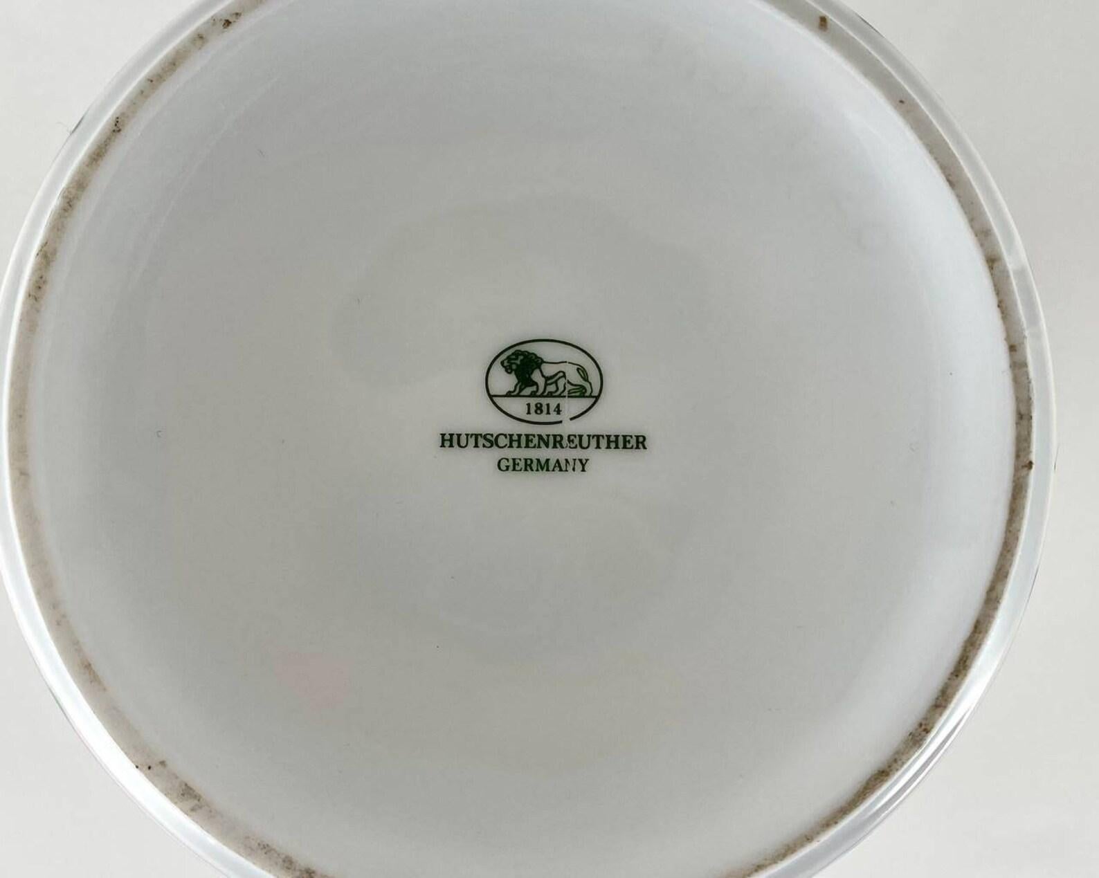 Deutsche Hutschenreuther-Porzellanvase im Vintage-Stil, Hutschenreuther (Ende des 20. Jahrhunderts) im Angebot