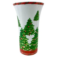Vintage Hutschenreuther Porcelain Vase German Hutschenreuther Christmas Vase
