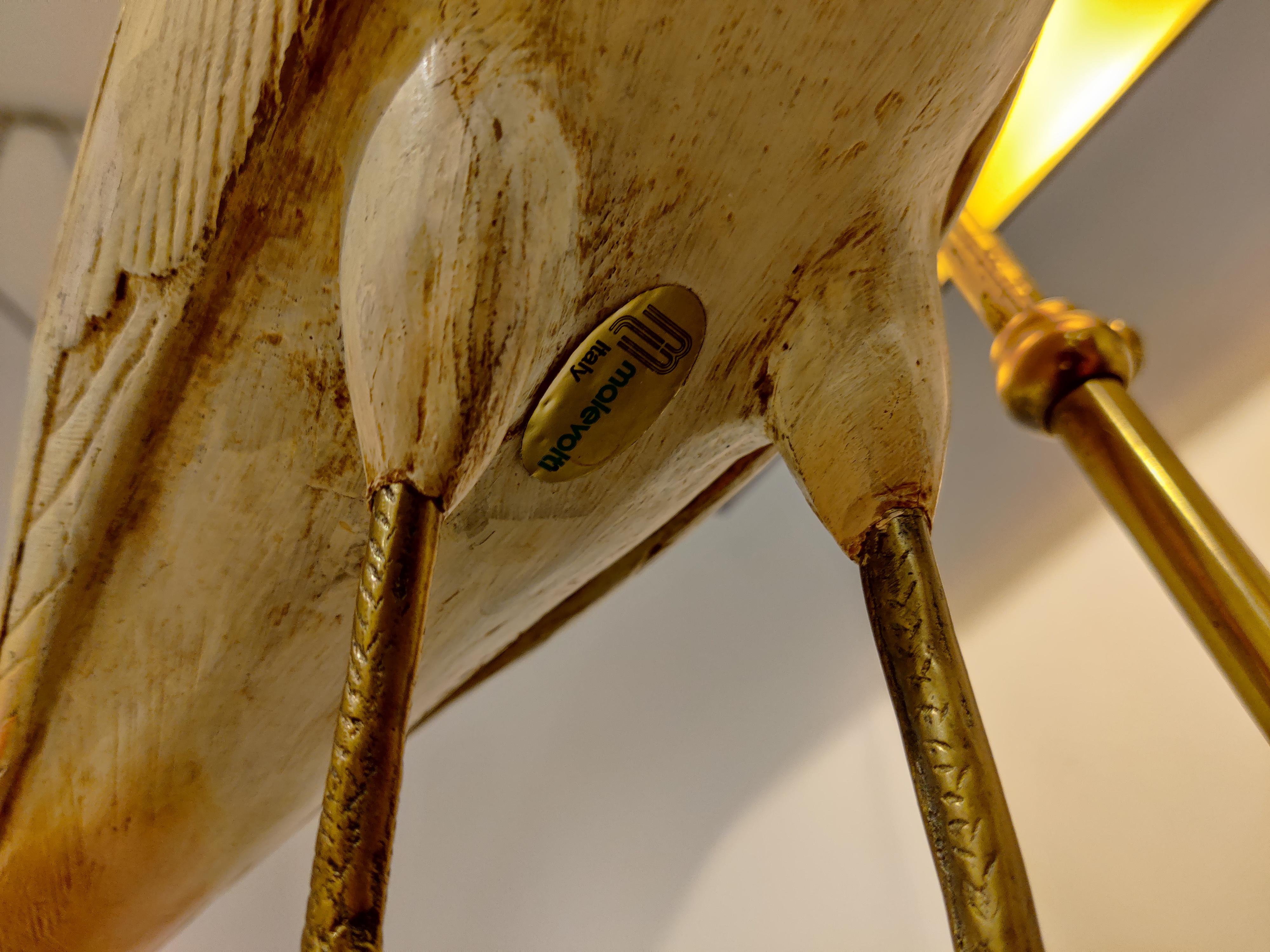 Vintage ibis Lamp by Elli Malevolti for Artiflex, 1970s In Good Condition In Leuven, Vlaams Gewest