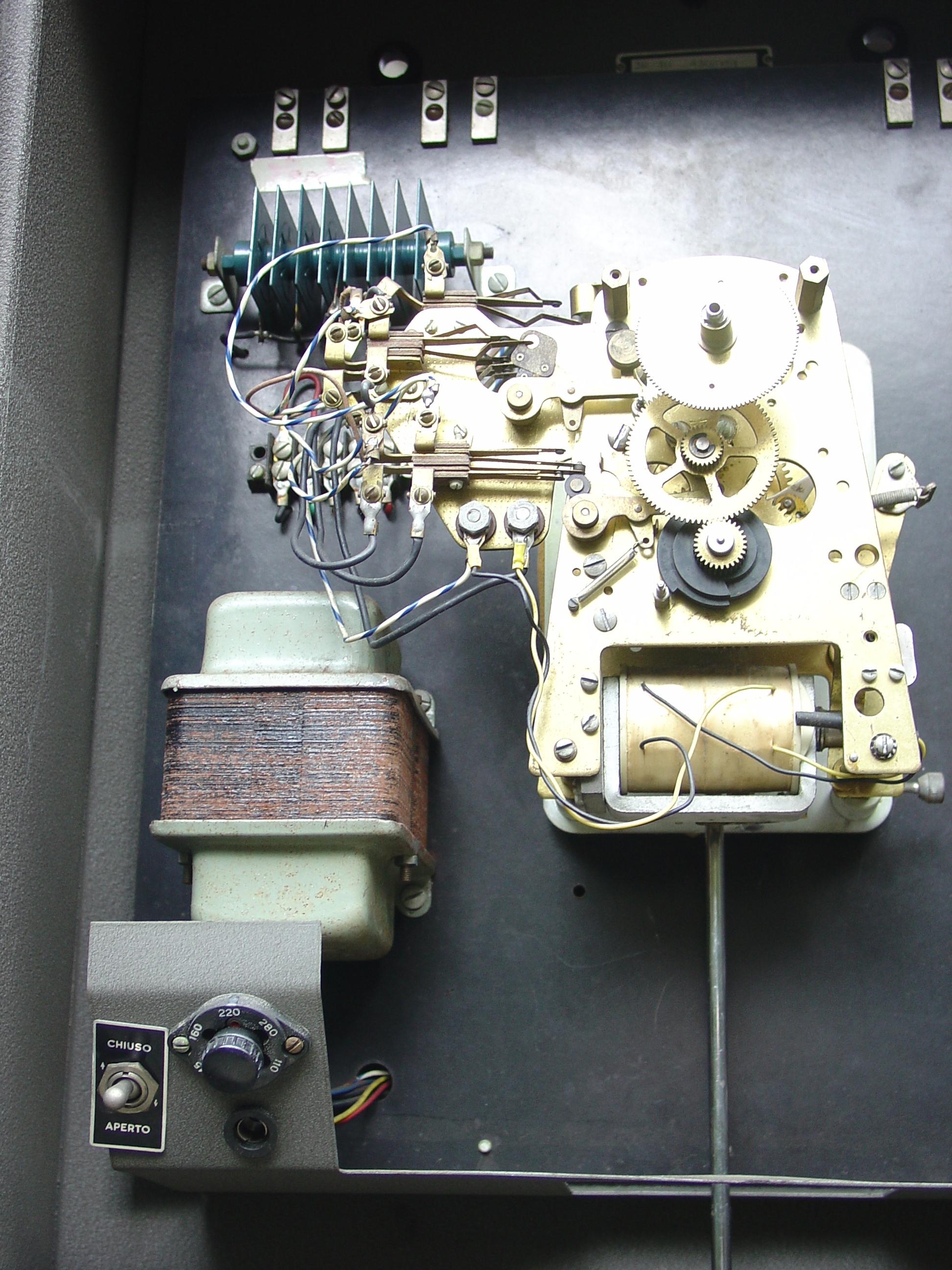 Mid-20th Century Vintage Ibm Master Long Clock Electro Mechanical Pendulum 1960 For Sale