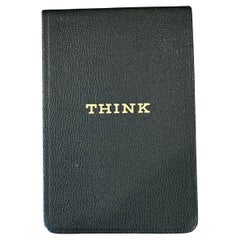 Taccuino "Think" piccolo di IBM d'epoca