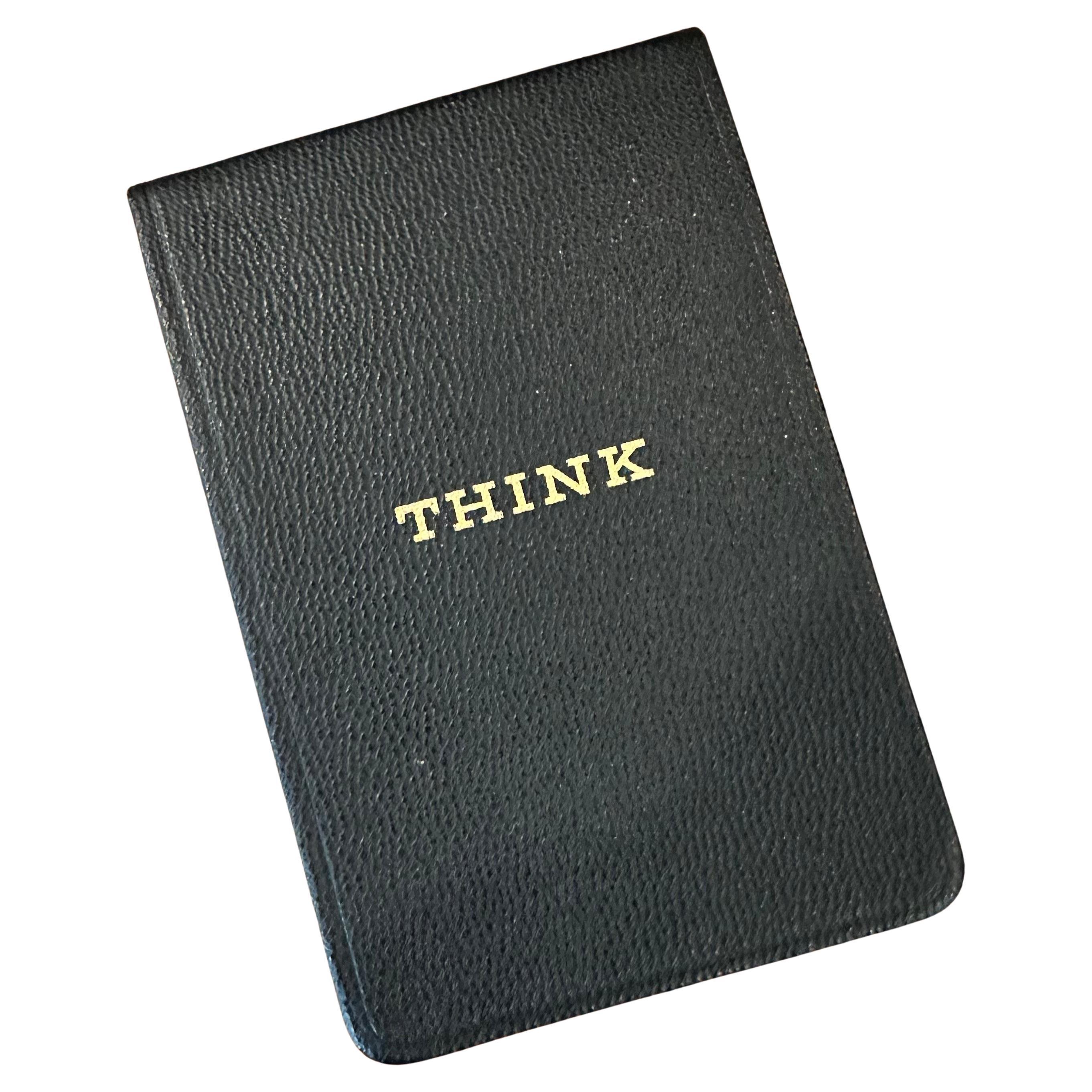Taccuino "Think" piccolo di IBM d'epoca in vendita