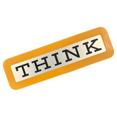 Vintage IBM "Think" Zeichen
