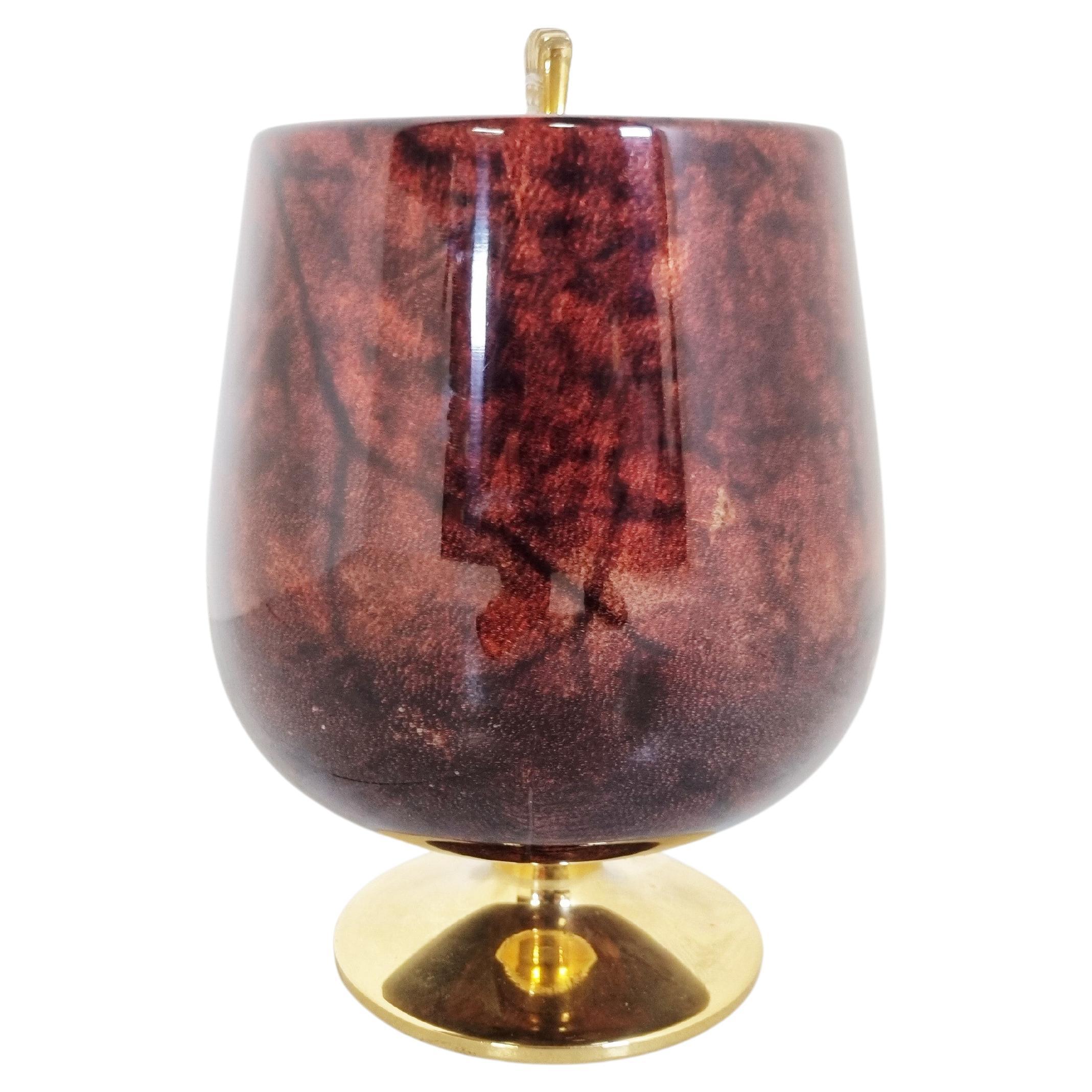 Vintage Red and Black Plastic Ice Bucket by Bodum For Sale at 1stDibs