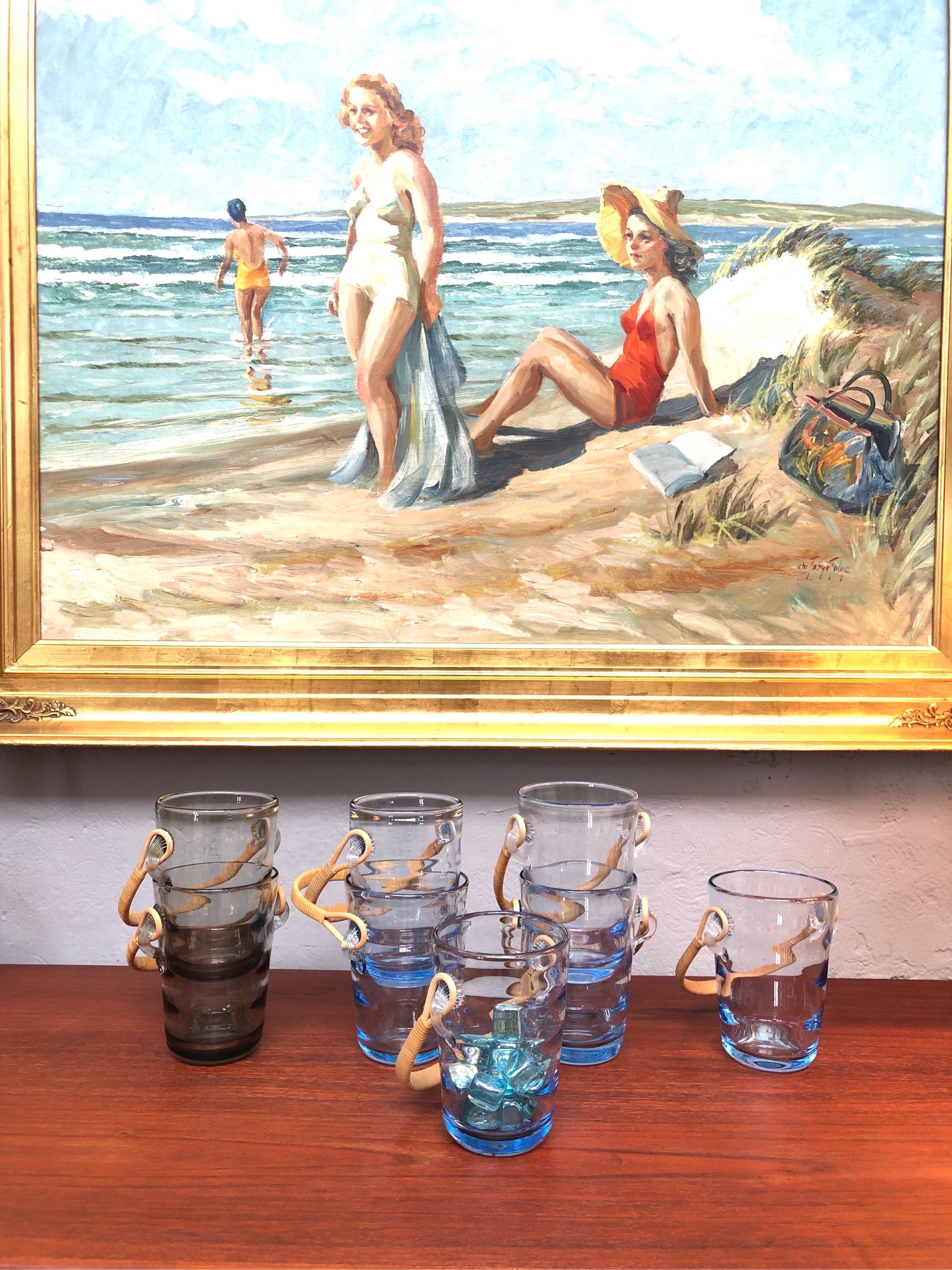 Seau à glace vintage de Per Lütken pour Holmegaard Glass Works en vente 2