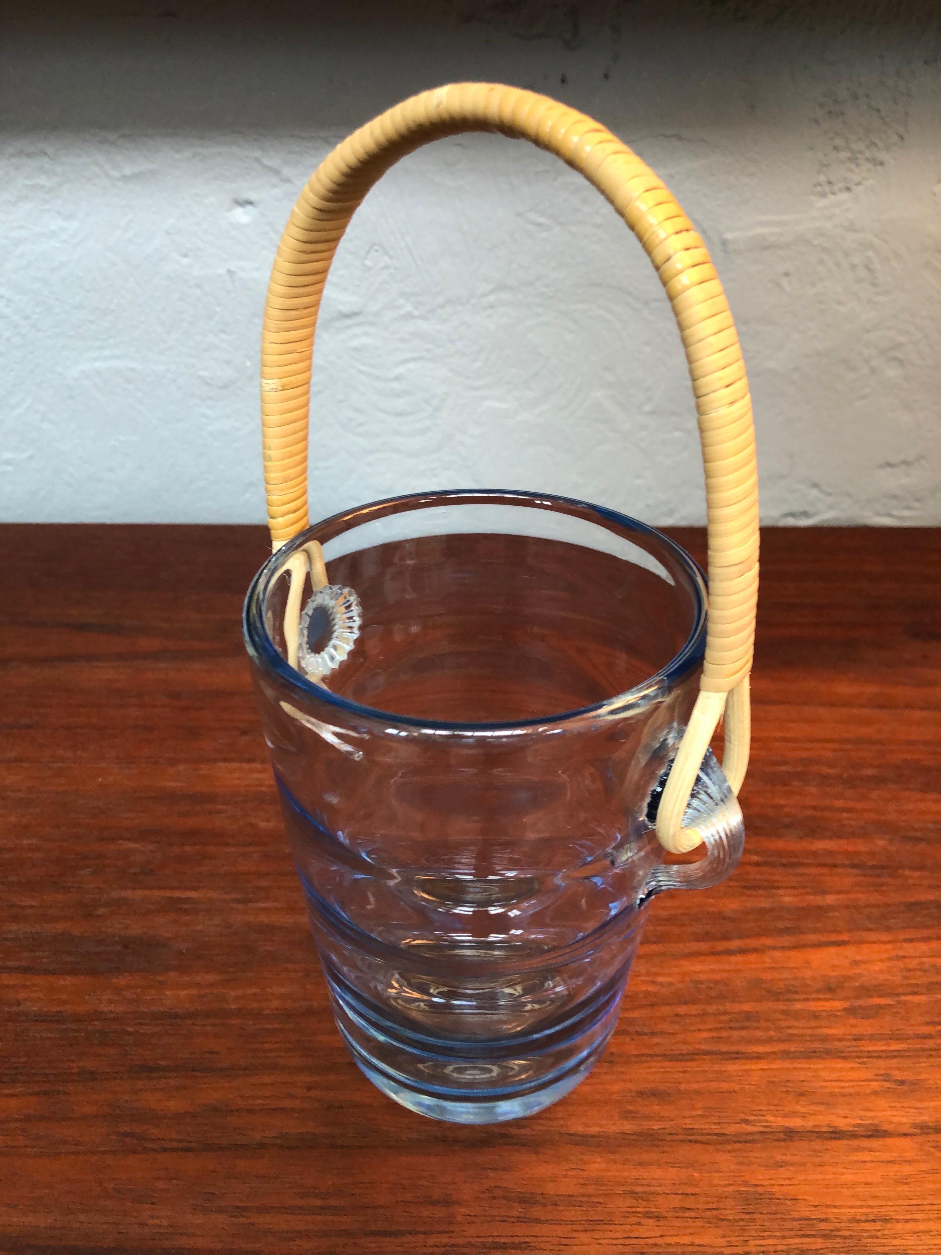 Mid-Century Modern Vintage Ice Bucket by Per Lütken for Holmegaard Glass Works For Sale
