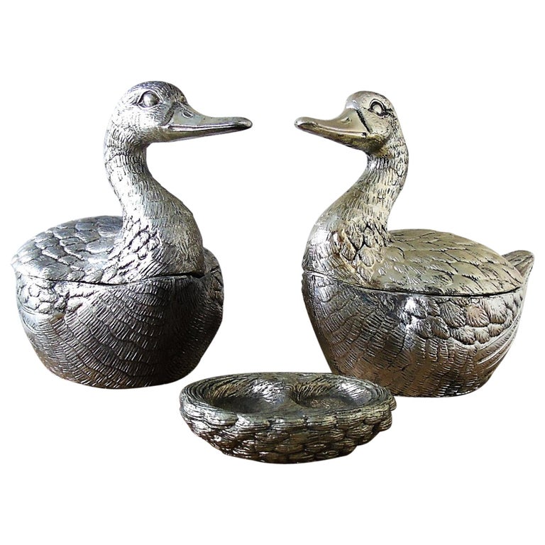 Vintage Ice Bucket 'Duck' by Mauro 1960s at 1stDibs