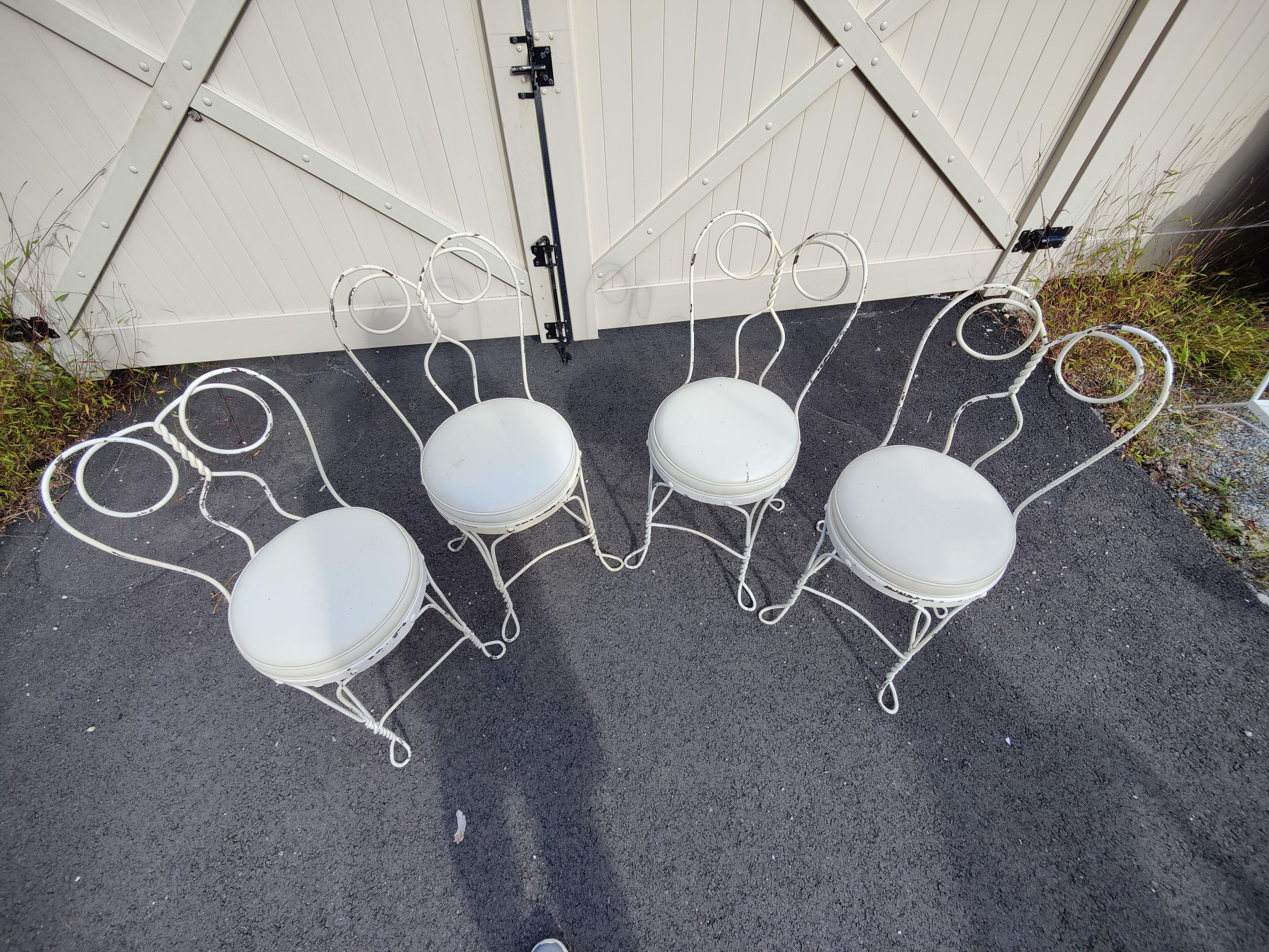 ice cream parlor chairs for sale