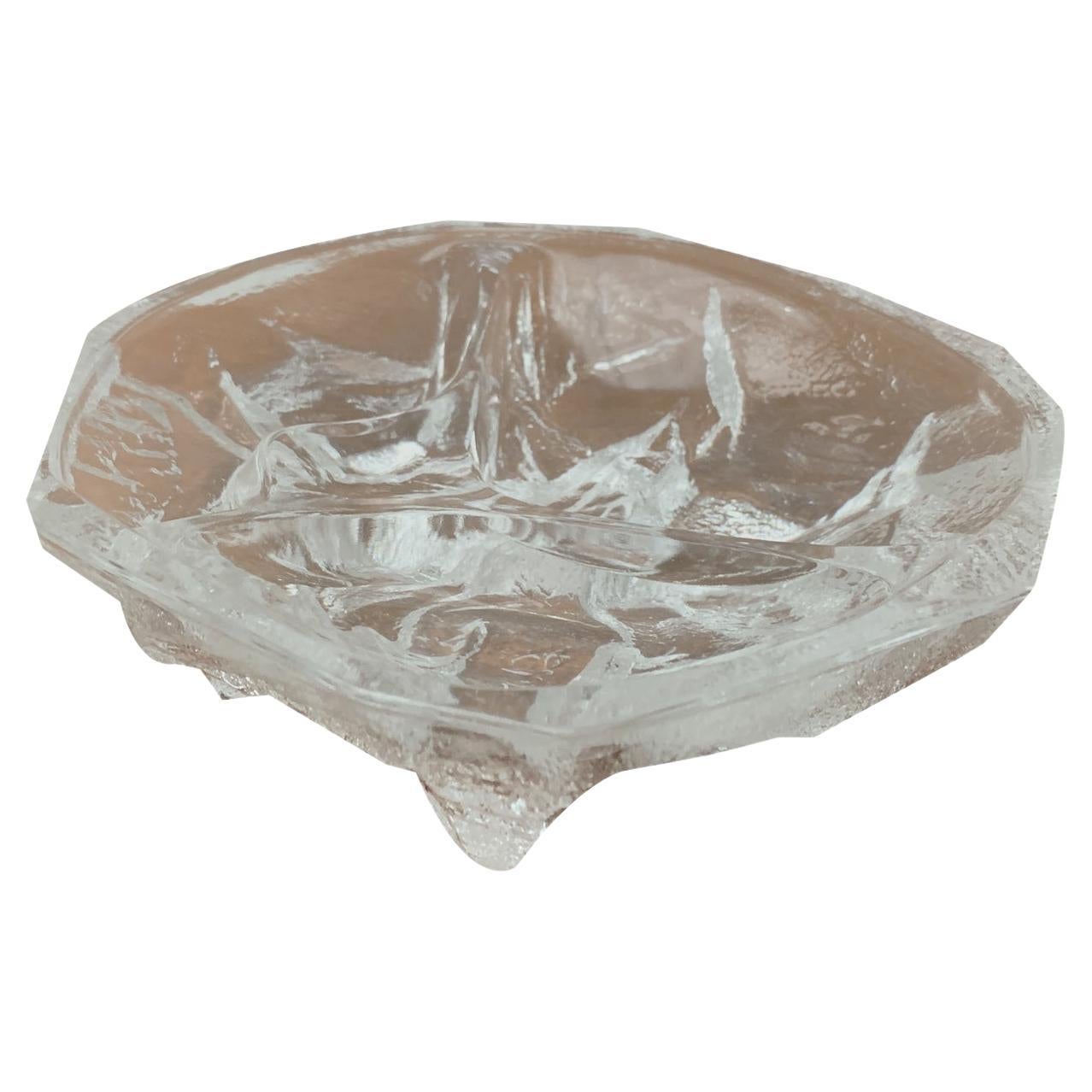 Vintage Ice Glass Bowl