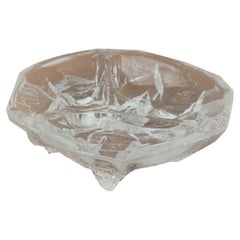 Tazón de cristal Vintage Ice