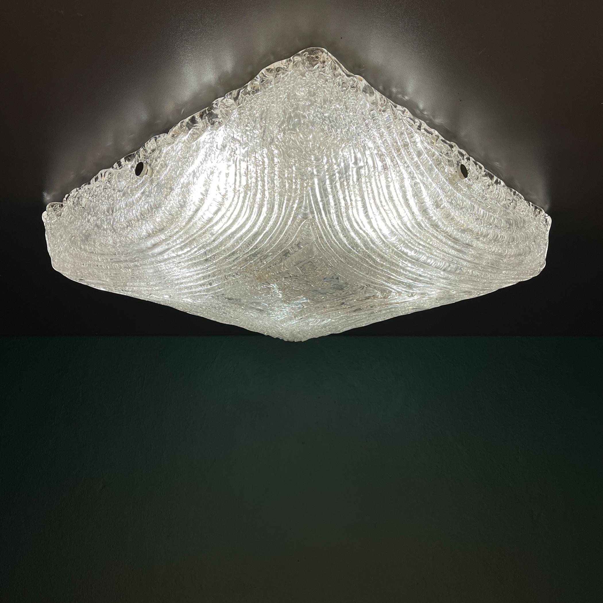 Deckenleuchte aus Muranoglas von J.T. Kalmar, Österreich, 1960er Jahre im Angebot 4
