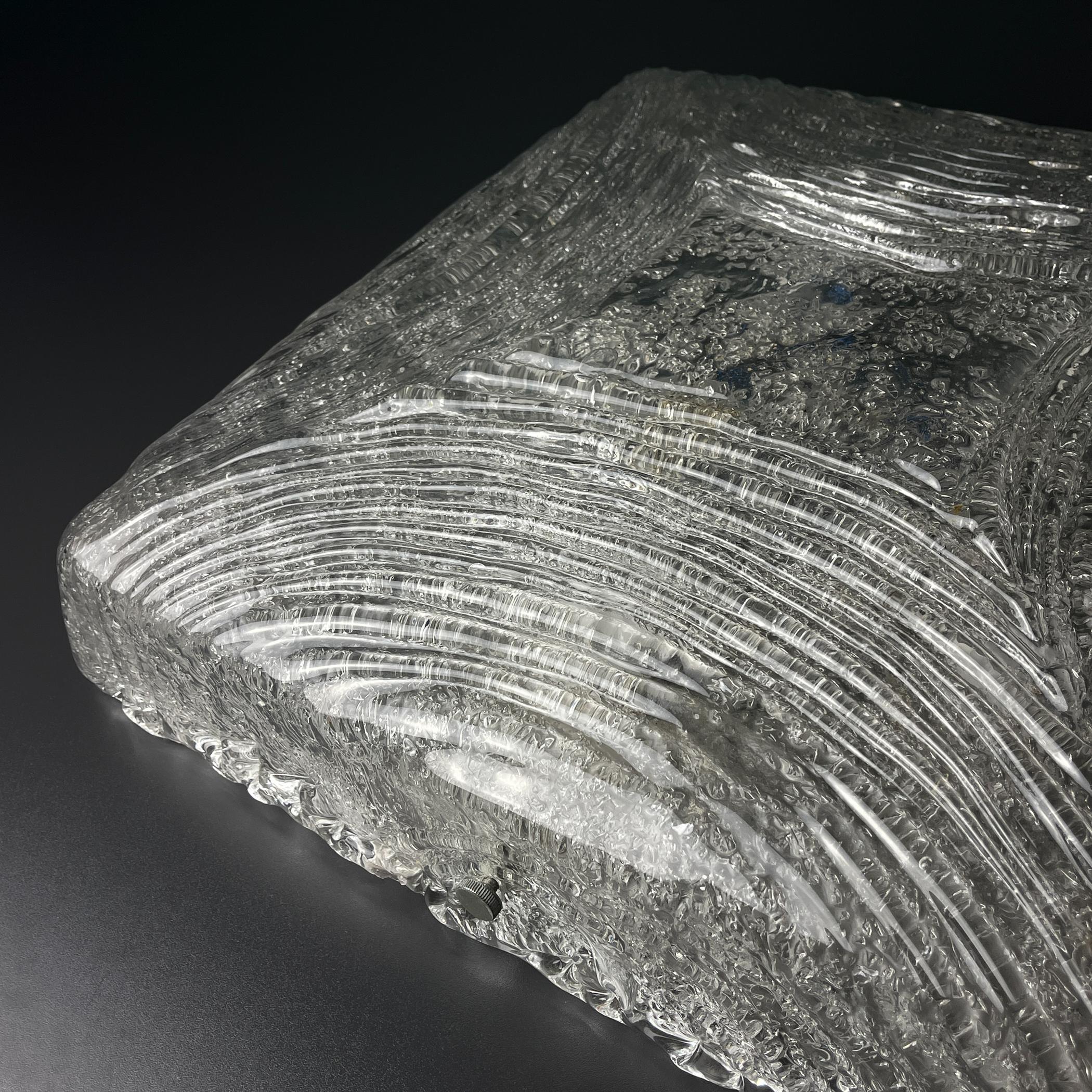 Deckenleuchte aus Muranoglas von J.T. Kalmar, Österreich, 1960er Jahre im Angebot 2