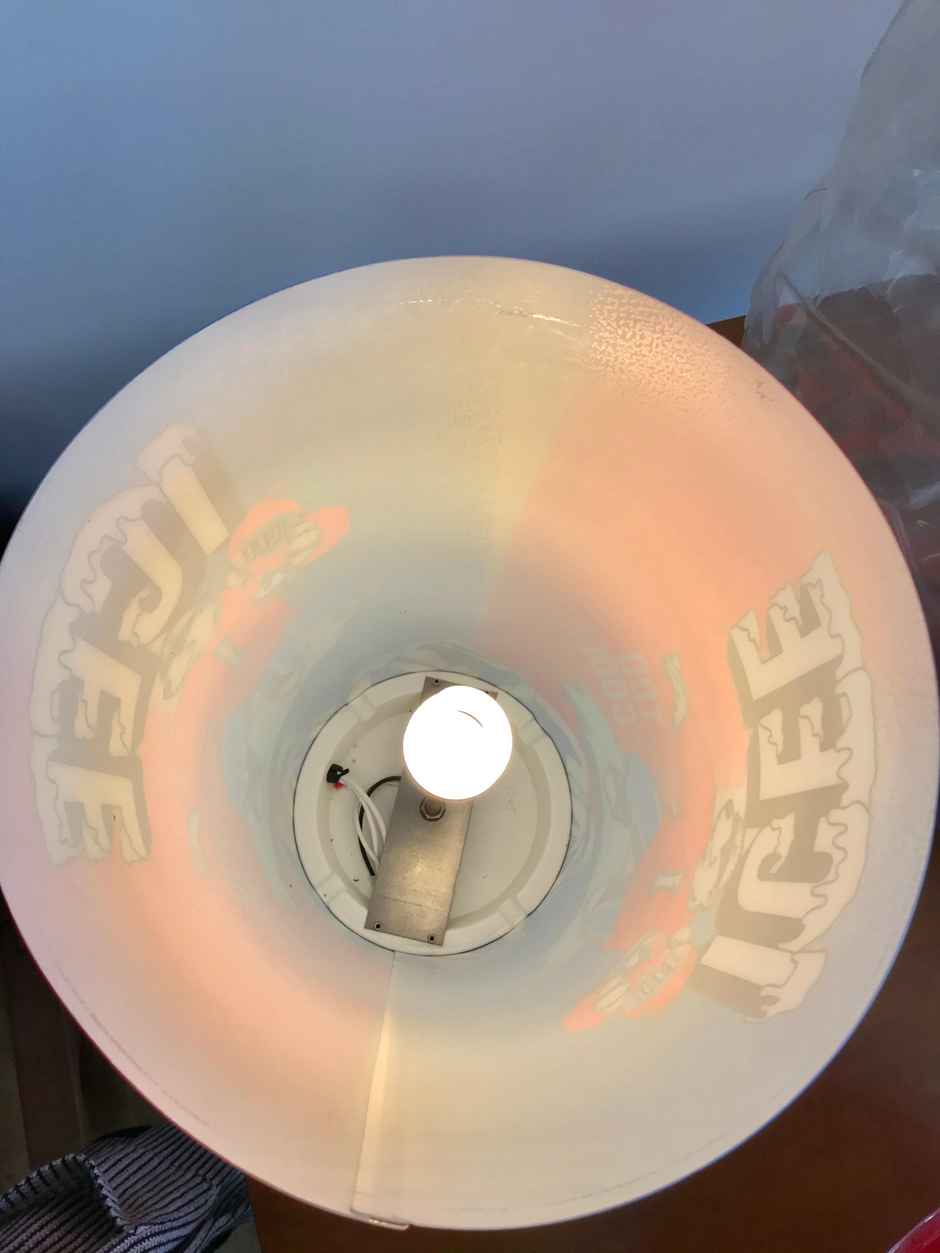 Vintage Icee Light Up Display Cup In Excellent Condition In Los Angeles, CA