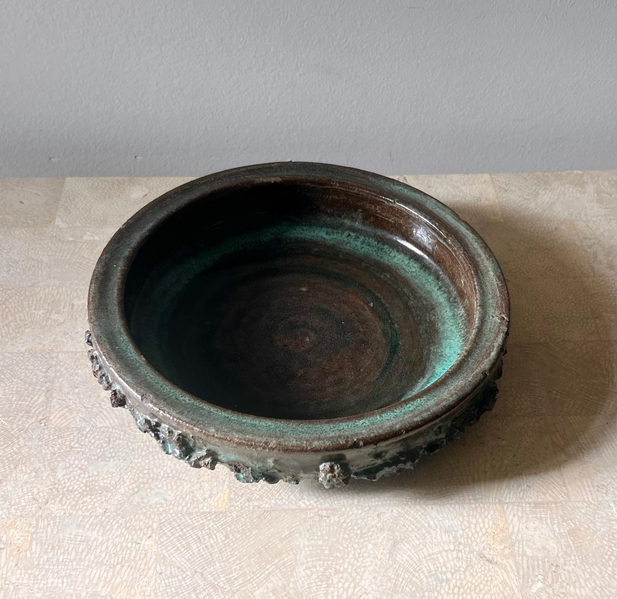 20th Century Vintage Icelandic Glit Lava ceramic ashtray, 20th century