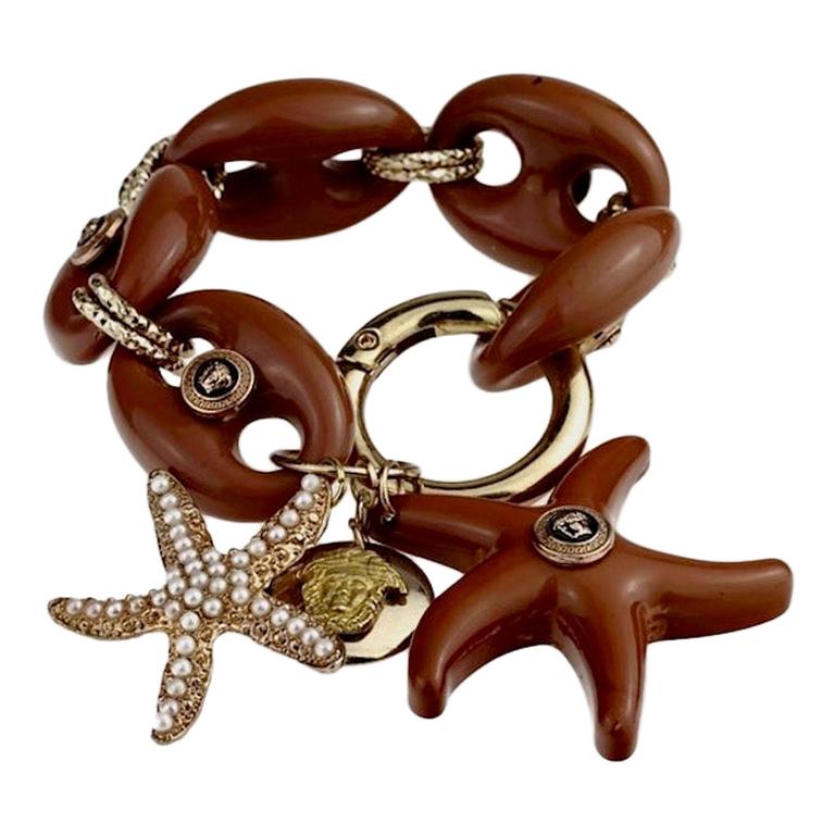 Vintage Iconic 1992 GIANNI VERSACE Medusa Starfish Bracelet