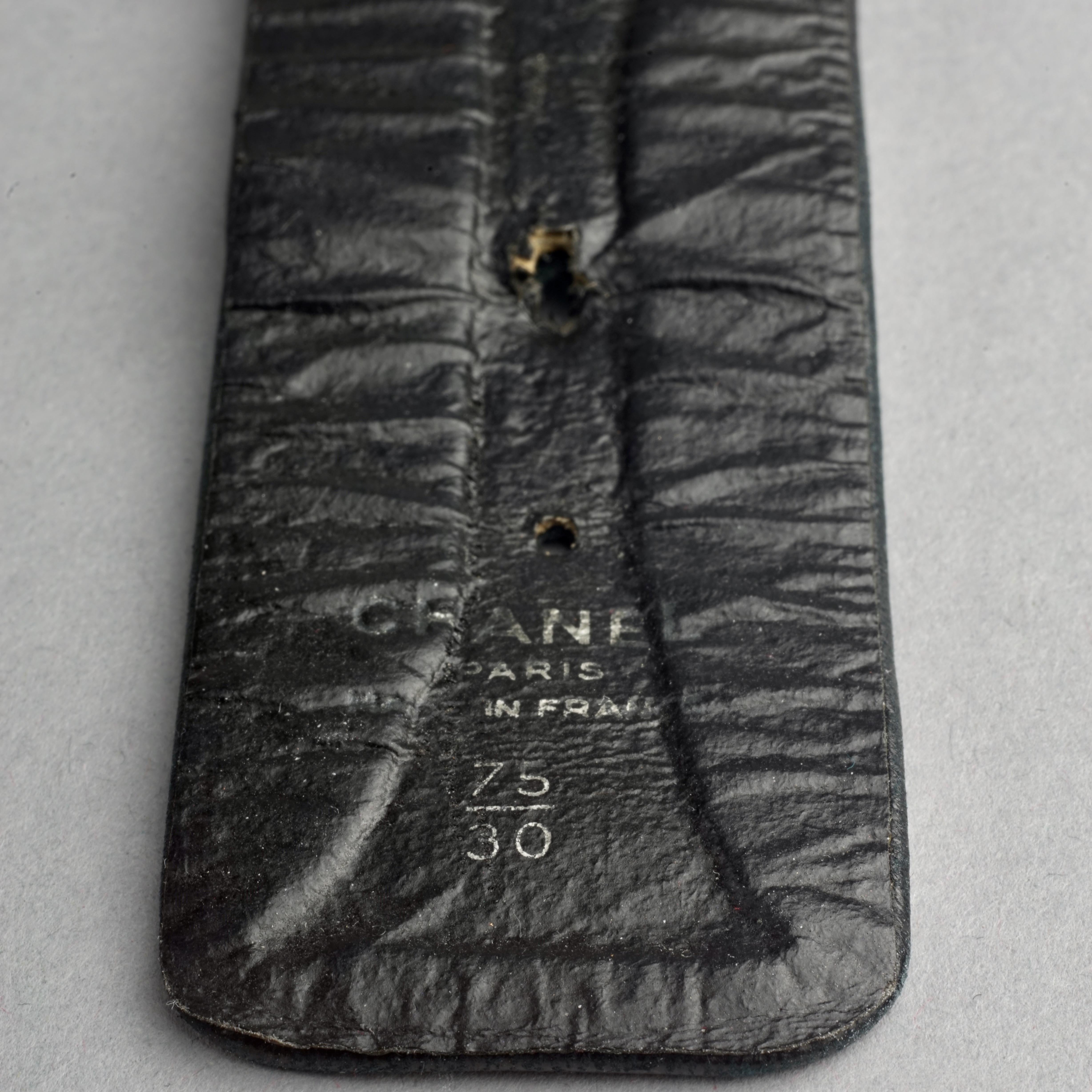 Vintage Iconic CHANEL Logo Multi Schnalle Gürtel 10