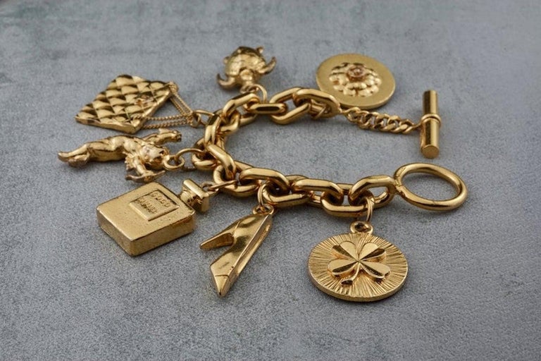 Vintage Iconic CHANEL Lucky Charm Bracelet at 1stDibs | lucky charms ...