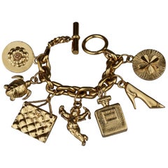 Vintage Iconic CHANEL Lucky Charm Bracelet