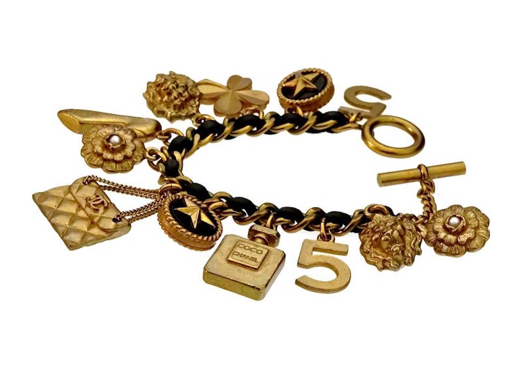 vintage chanel charm bracelet