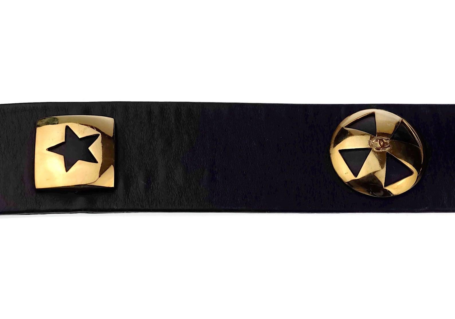 chanel metal belt