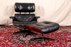 Vintage Iconic Charles Eames for Herman Miller Lounge Chair and Ottoman