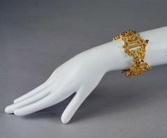 Bracciale Iconic CHRISTIAN DIOR Insignia Link Logo d'epoca