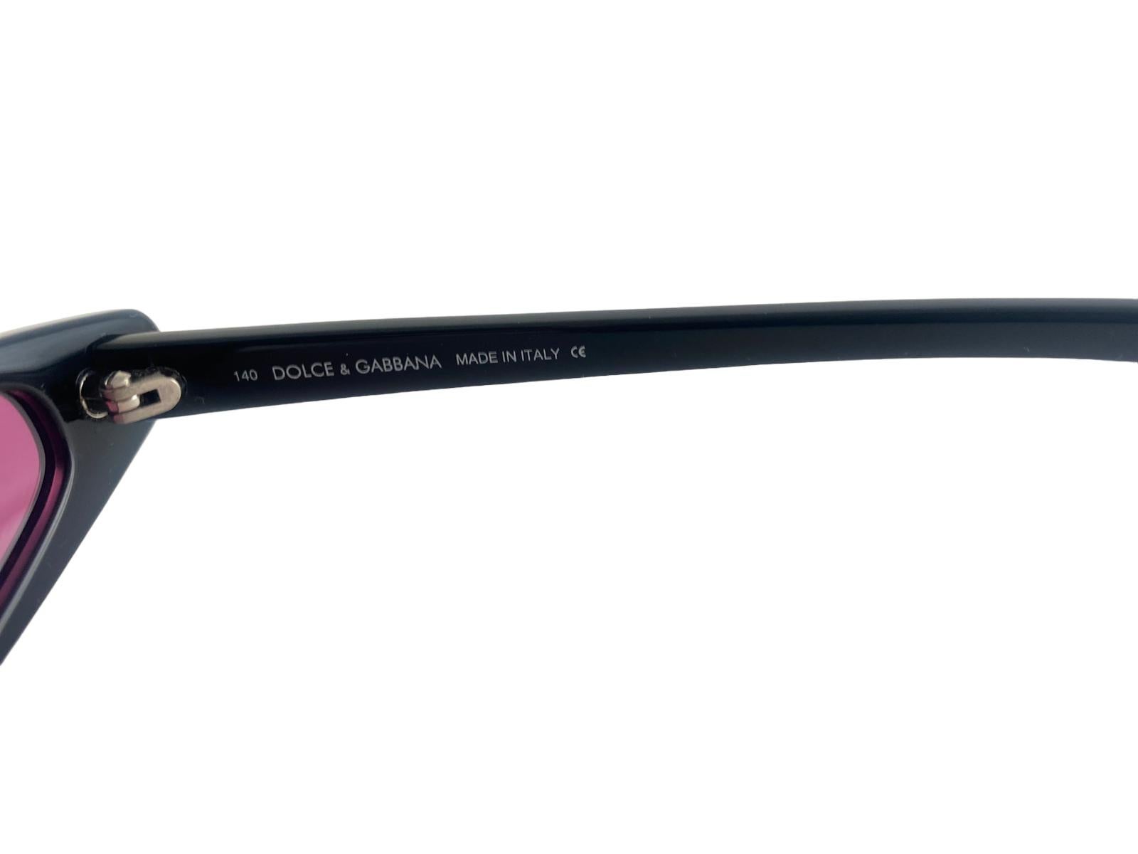 Vintage Ikonische Dolce & Gabbana 5435 Laufsteg-Sonnenbrille 2000er Jahre Y2K im Angebot 2