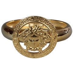 Vintage Iconic GIANNI VERSACE Medusa Bangle Bracelet