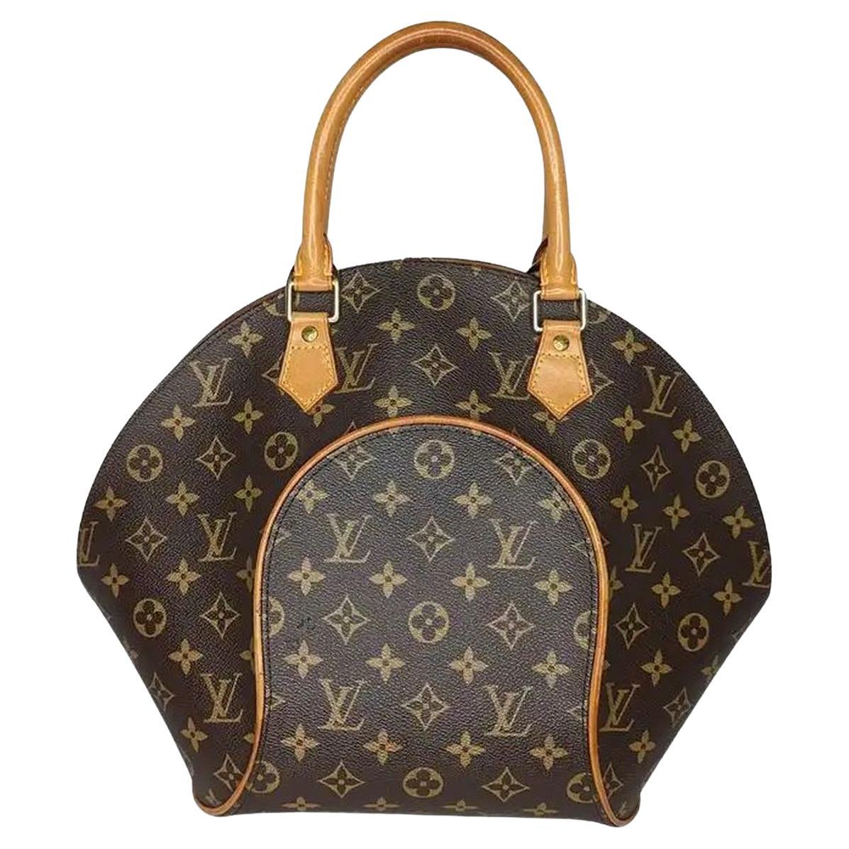 Vintage Iconic Louis Vuitton Designer Monogram Ellipse Handbag For Sale