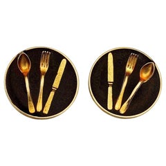 Vintage Iconic MOSCHINO Cutlery Earrings