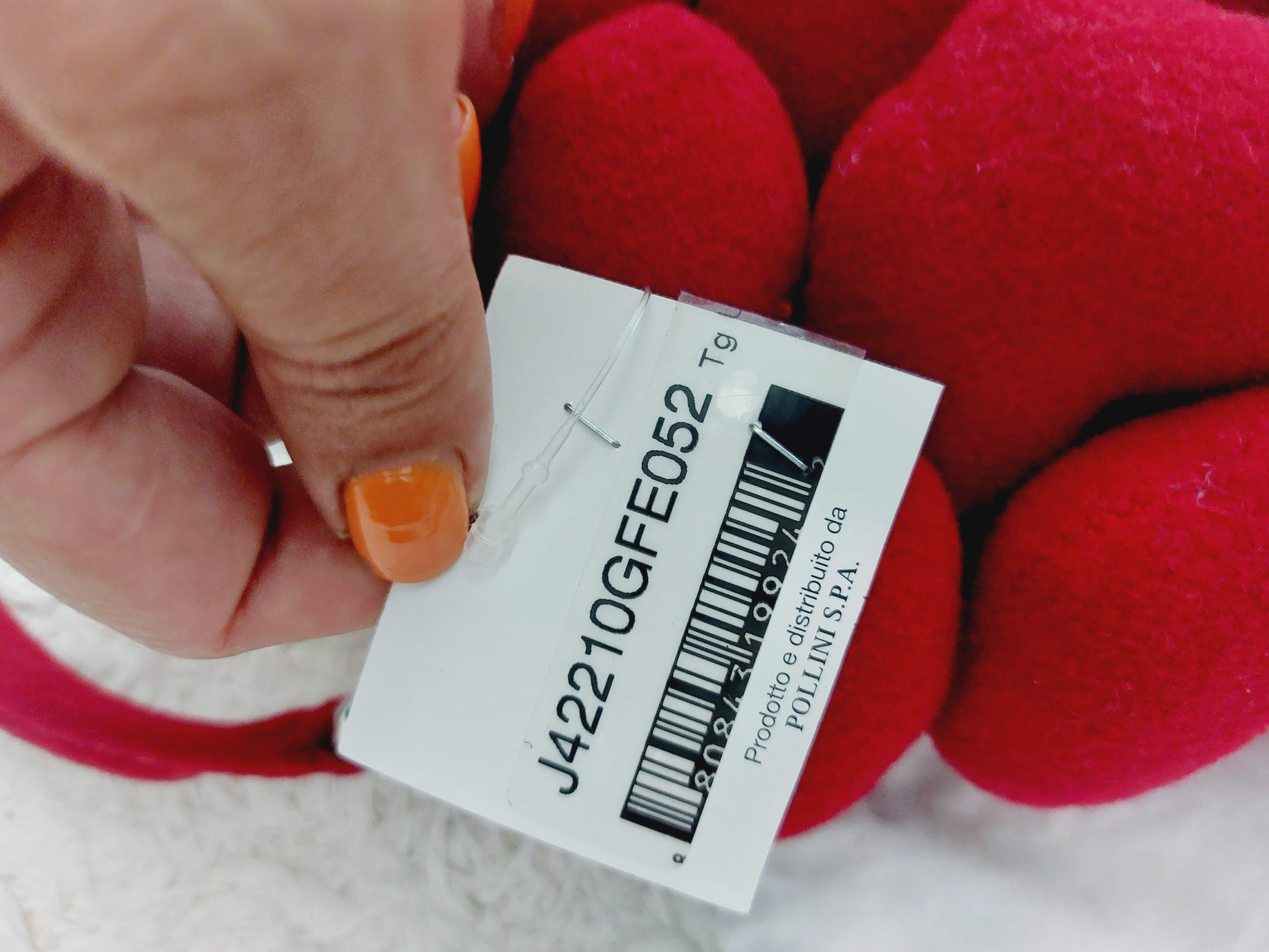 Vintage Iconic Moschino Heart Red Plush 3D Love Toy Whimsical HandBag Gluch 4