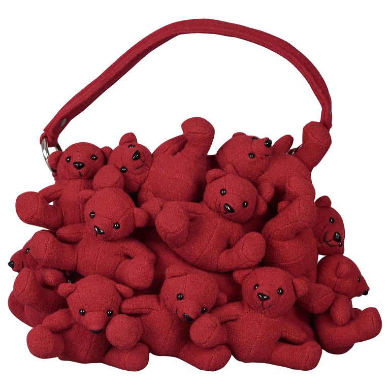 Vintage Iconic MOSCHINO Teddy Bear Whimsical Bag