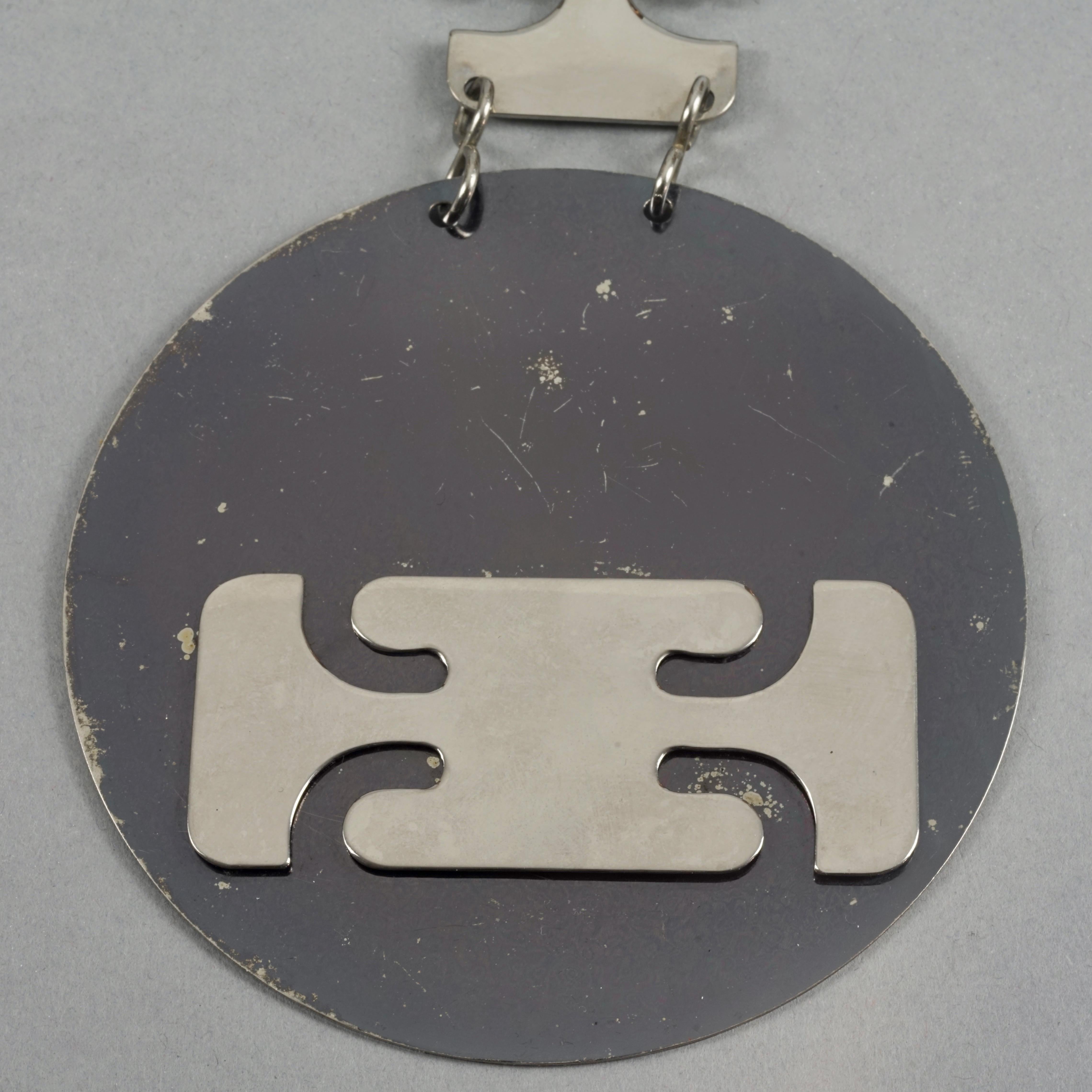 Vintage Iconic PIERRE CARDIN Space Age Geometric Plastron Collar Necklace For Sale 6