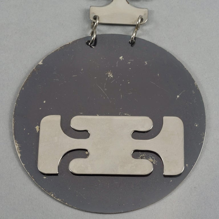 Vintage Iconic PIERRE CARDIN Space Age Geometric Plastron Collar ...