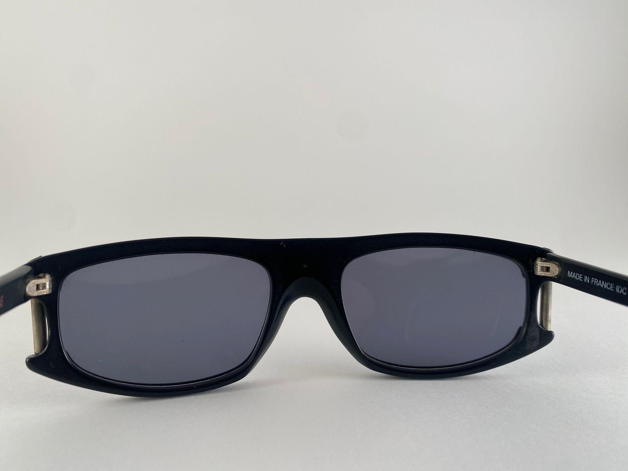 Vintage Idc für E de Senneville S3 Sonnenbrille 1990'S Hergestellt in Frankreich (Violett) im Angebot