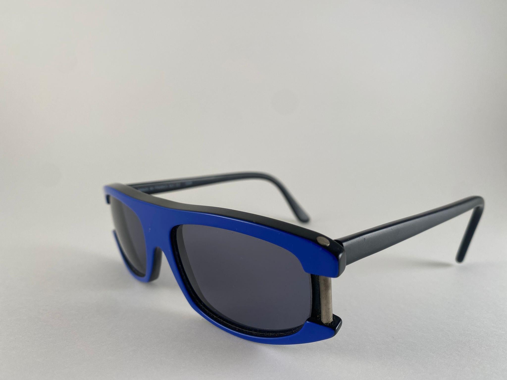 Vintage Idc für E de Senneville S3 Sonnenbrille 1990'S Hergestellt in Frankreich für Damen oder Herren im Angebot