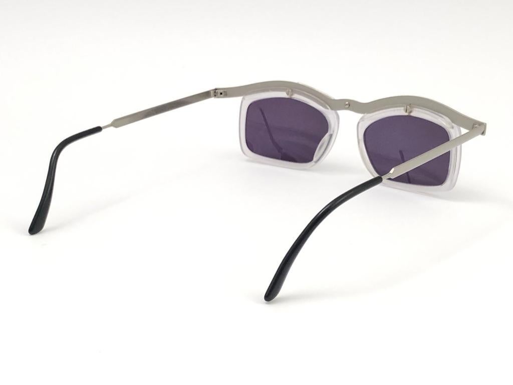 Vintage IDC Lunettes The Top 0012, komplettes Set 1980er Sonnenbrille, hergestellt in Frankreich im Angebot 3