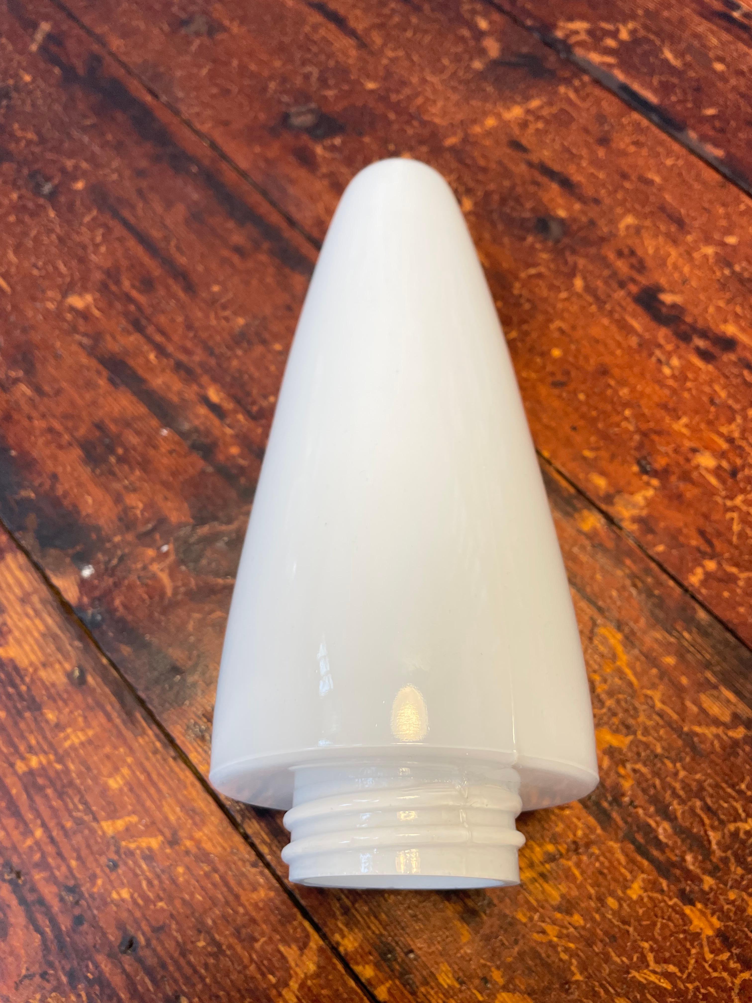 Vintage Ifö of Sweden Ceramic Bathroom Lamps with Opaline Shades from the 1960s For Sale 4