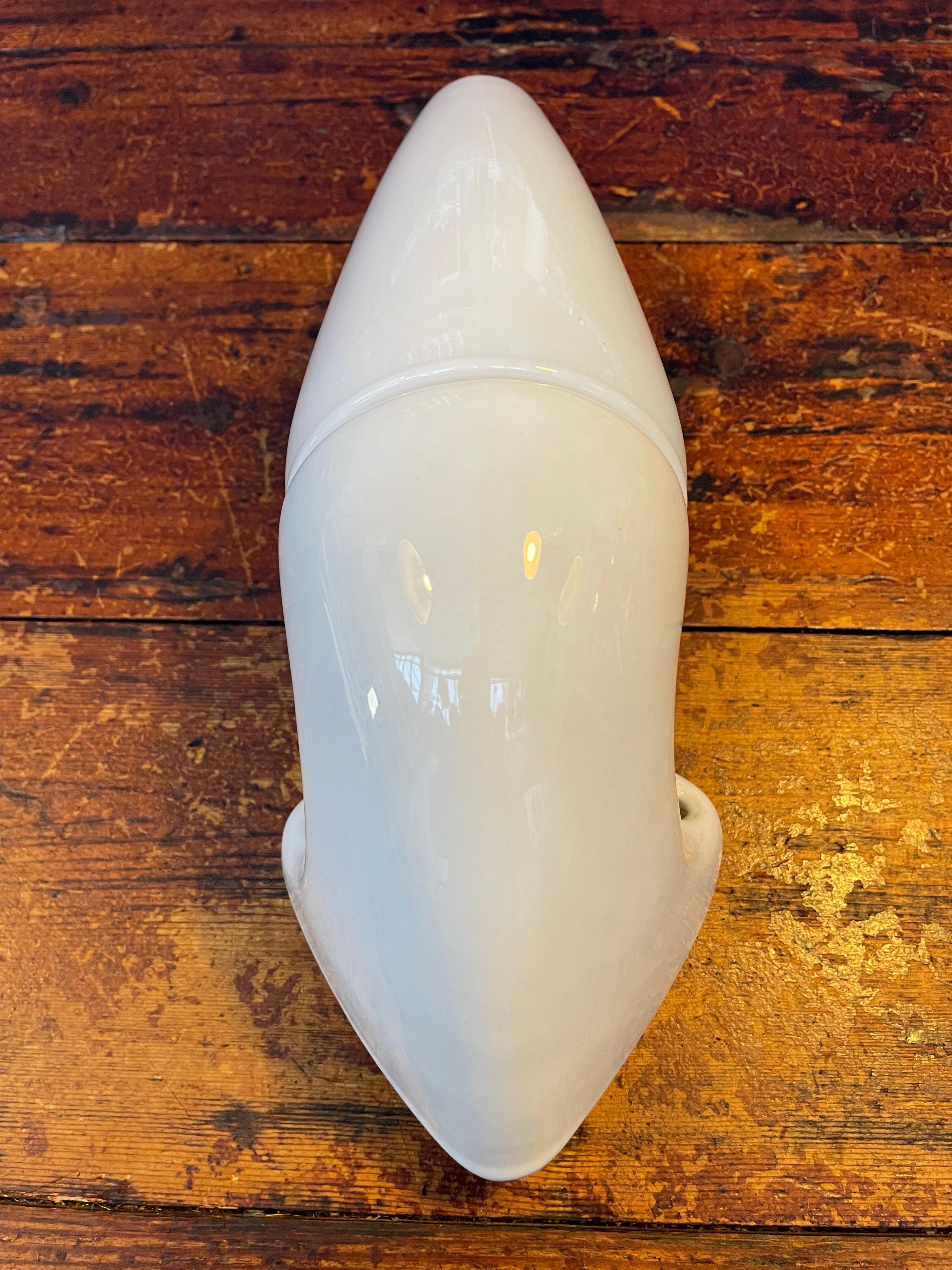 Vintage Ifö of Sweden Keramik-Badezimmerlampen mit Opalglasschirmen aus den 1960er Jahren im Angebot 4