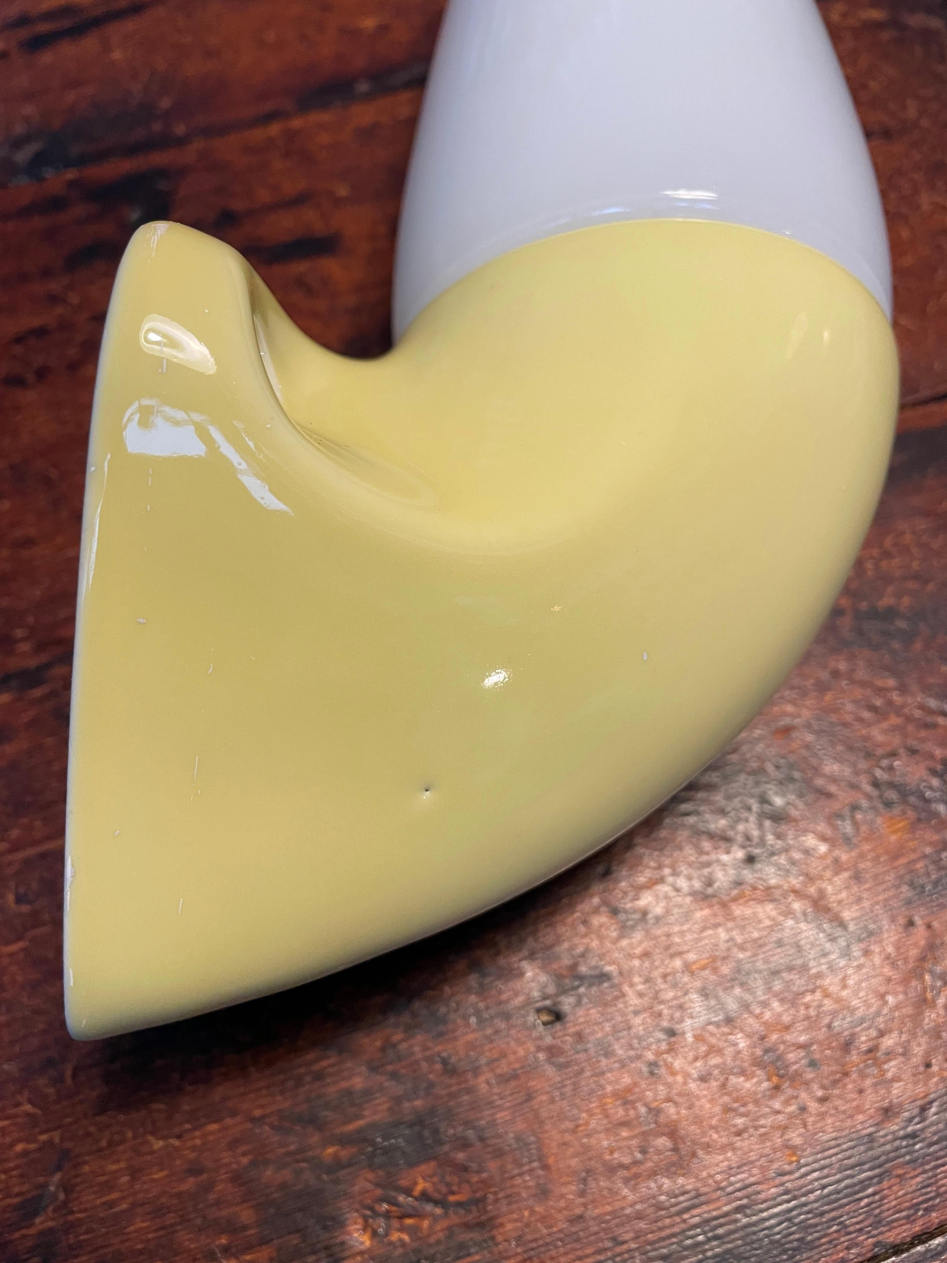 Vintage Ifö of Sweden Ceramic Bathroom Lamps with Opaline Shades from the 1960s For Sale 5