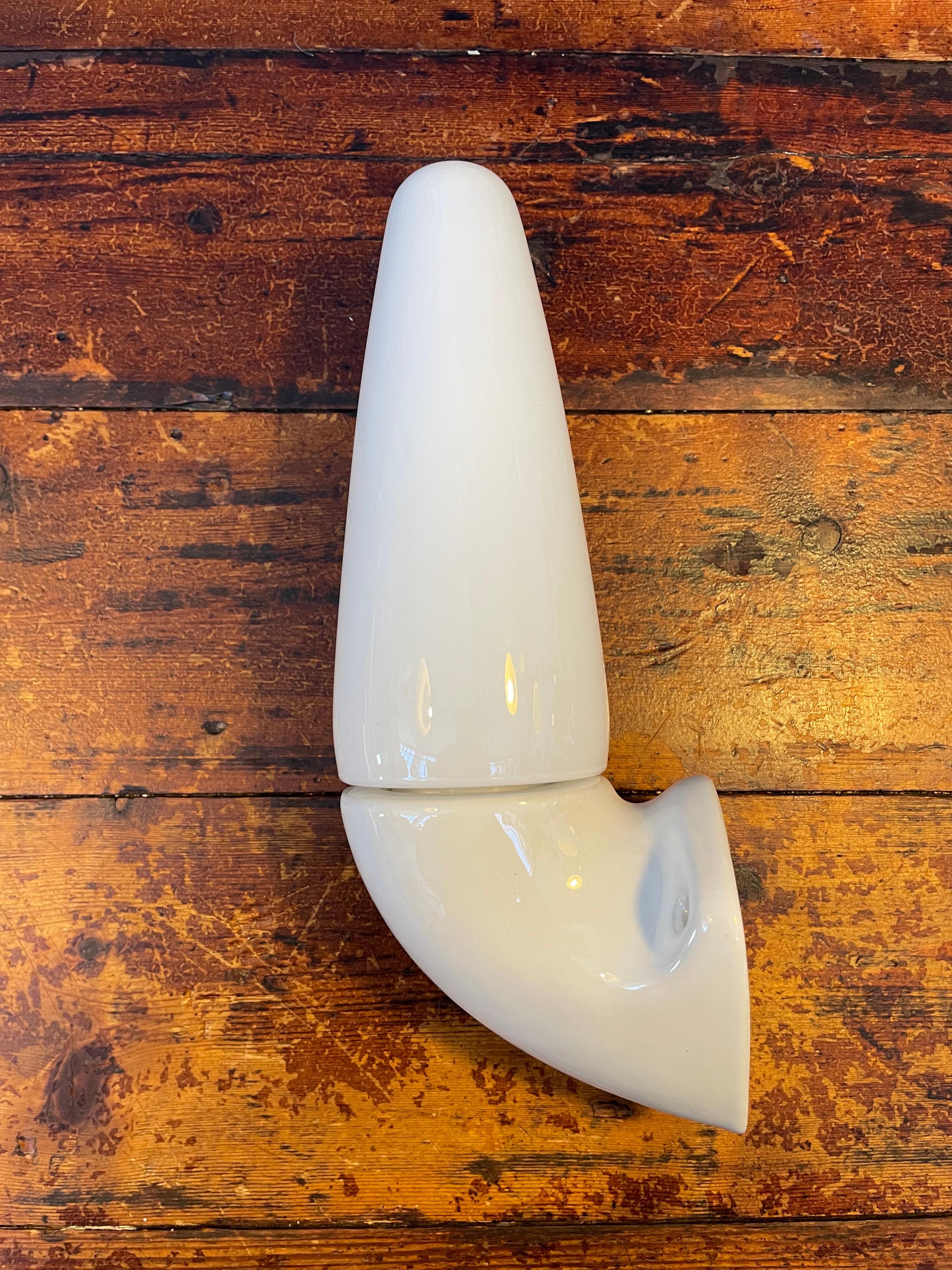 Vintage Ifö of Sweden Keramik-Badezimmerlampen mit Opalglasschirmen aus den 1960er Jahren im Angebot 5