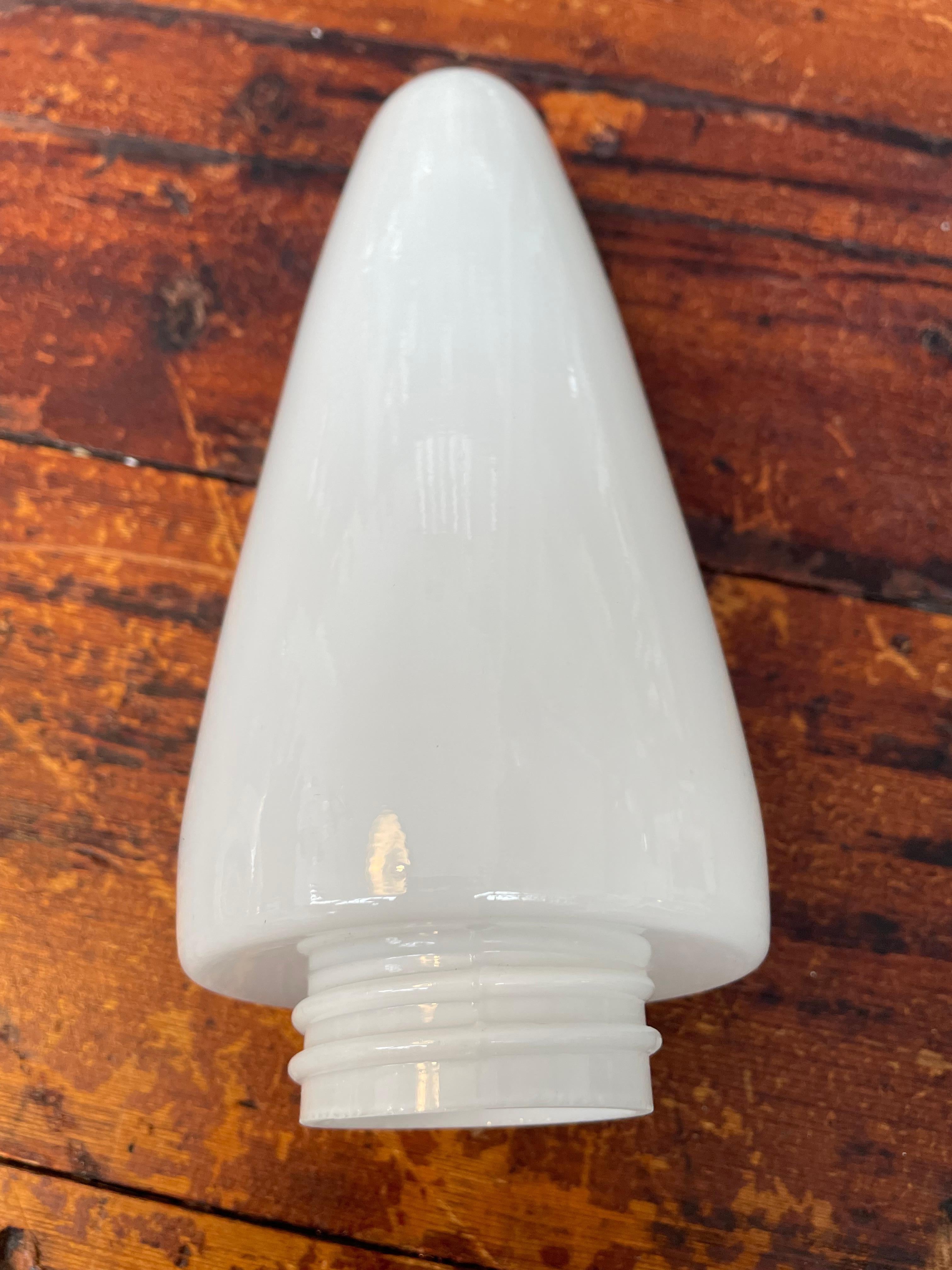Vintage Ifö of Sweden Ceramic Bathroom Lamps with Opaline Shades from the 1960s 6