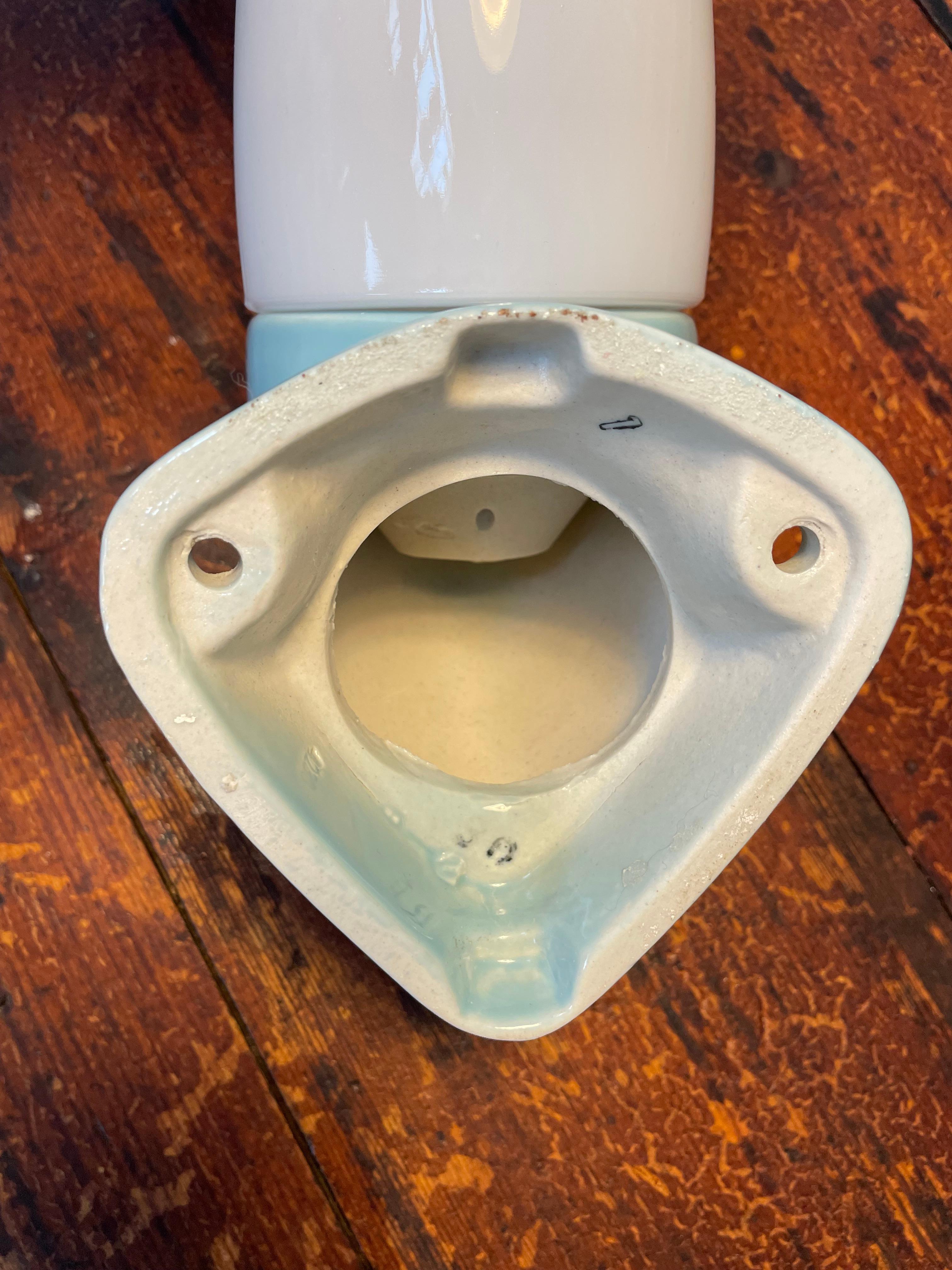 Mid-20th Century Vintage Ifö of Sweden Ceramic Bathroom Lamps with Opaline Shades from the 1960s For Sale