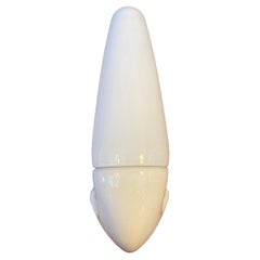 Vintage Ifö of Sweden Ceramic Bathroom Lamps with Opaline Shades from the 1960s