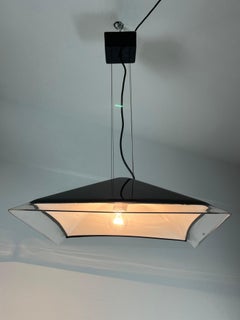 Vintage-Kronleuchter aus Plexiglas von iGuzzini, italienisches Design, 1970er Jahre