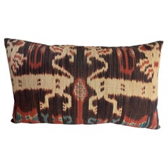 Antique Ikat 1850 Antique Pillow 19" x 11"