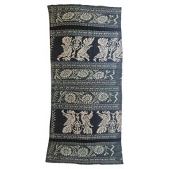 Vintage Ikat-Stoff Savu Indonesien  Asiatische Sammlerstücke Textilien Wohndekor