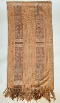 Vintage Ikat Cloth Timor Indonesia Asian Textiles Earth Tones Home Décor