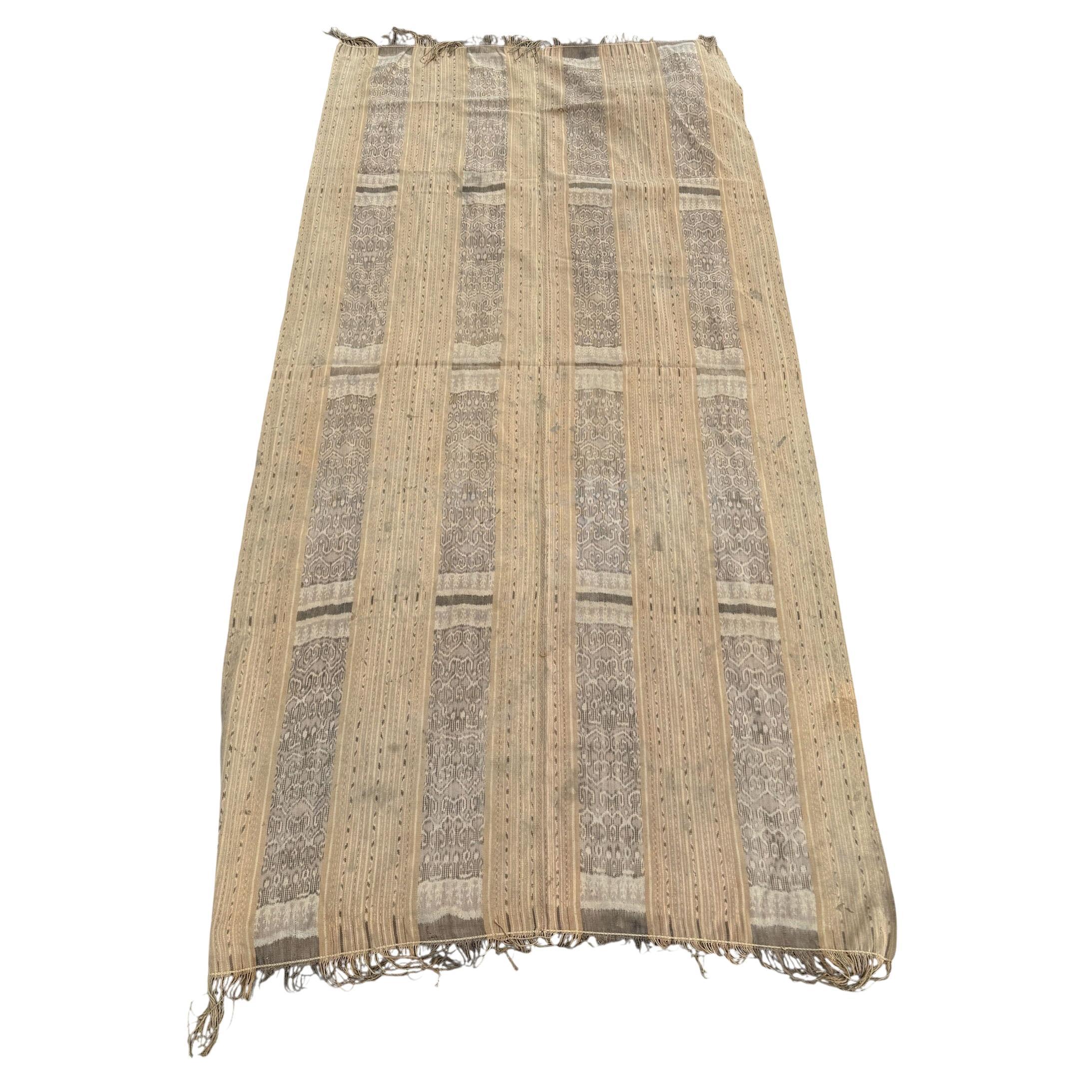Vintage Ikat Tuch Timor Indonesien Asiatische Textilien Erdtöne Home Décor